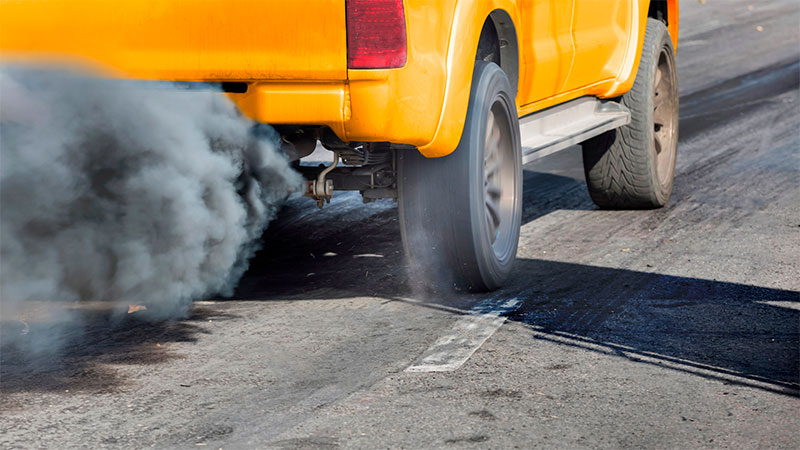 Emisii de la sistemul de evacuare al vehiculului